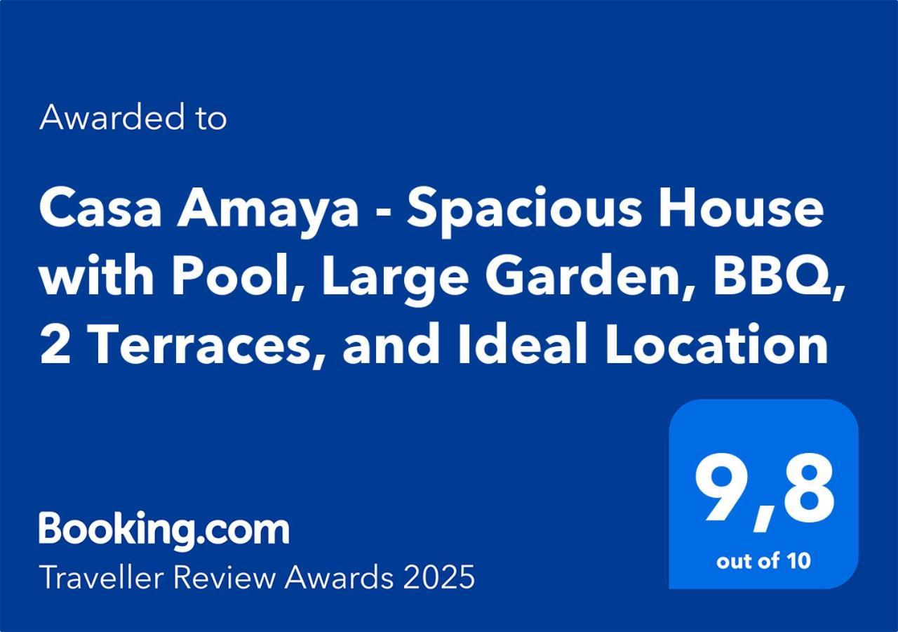 Casa Amaya - Spacious House With Pool, Large Garden, Bbq, 2 Terraces, And Ideal Location El Charco  Ngoại thất bức ảnh
